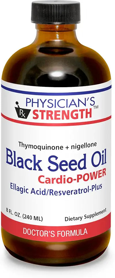 Black Seed Cardio-Power 8 fl oz Non-GMO 48 Servings Y98550