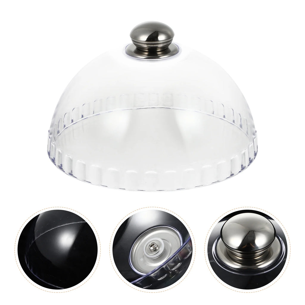 Transparent Dessert Cover Dome with Glass Stand U327
