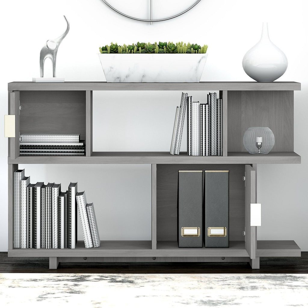 48W Writing Desk with Low Bookcase O5144