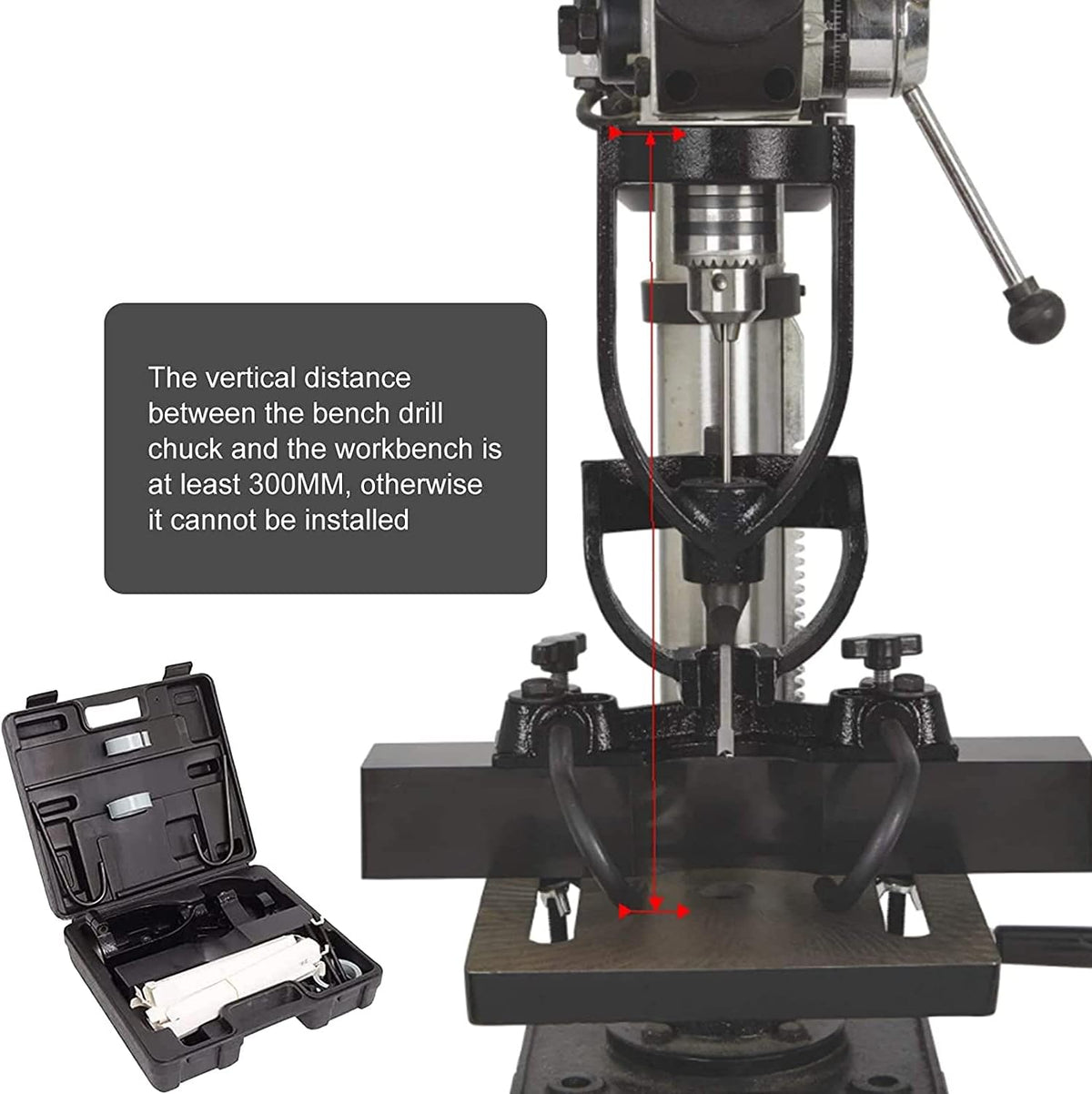 Bench Drill Locator Set for Mortiser Woodworking Mortising Attachment U919319