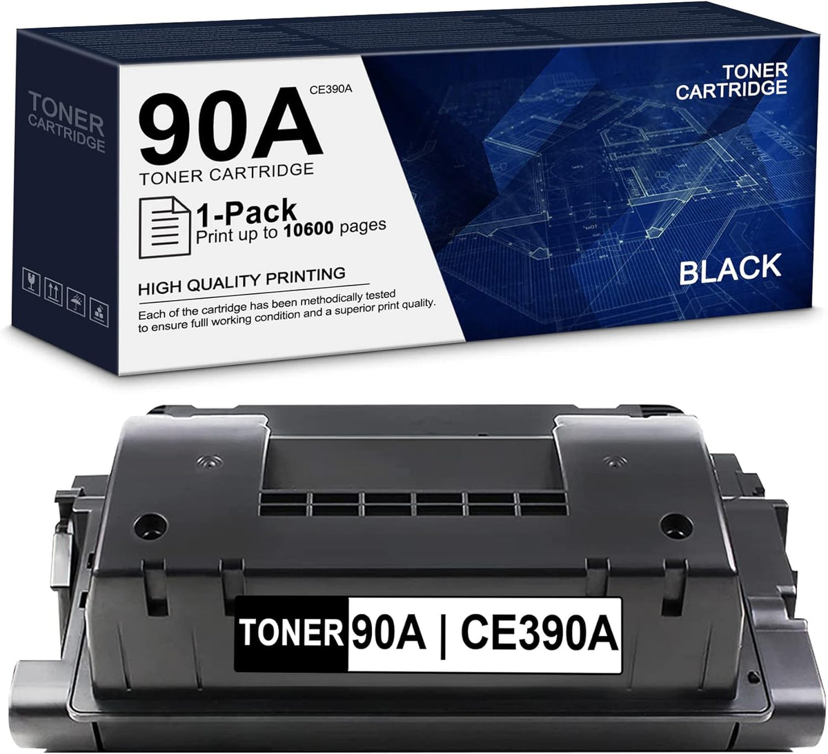 90A CE390A Compatible Toner Cartridge for HP Enterprise 600 Printer R186