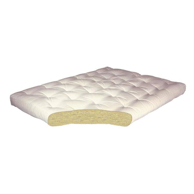 King Futon Mattress Black Microfiber Z83115