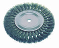 Knotted Wire Wheel Brush, Carbon Steel, 0.012x22 Wire Diameter N837441
