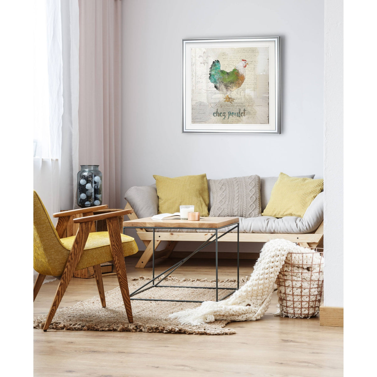Framed Giclee Print 28 x 28 L50876