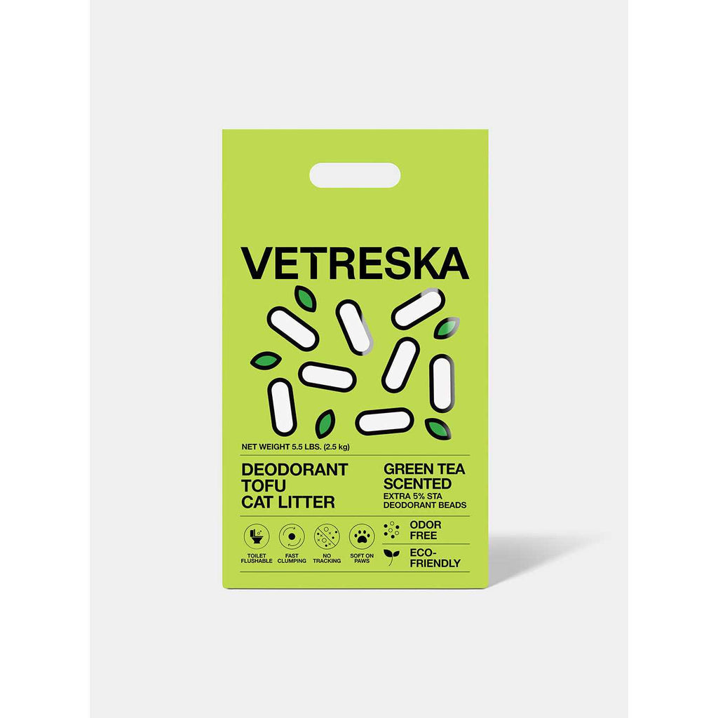 Green Tea Scented Deodorant Tofu Cat Litter M508