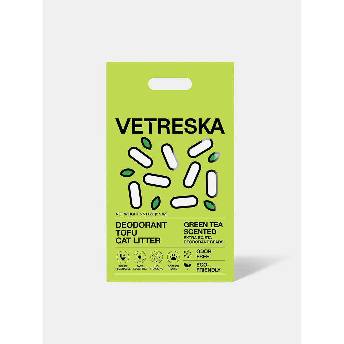 Green Tea Scented Deodorant Tofu Cat Litter M508