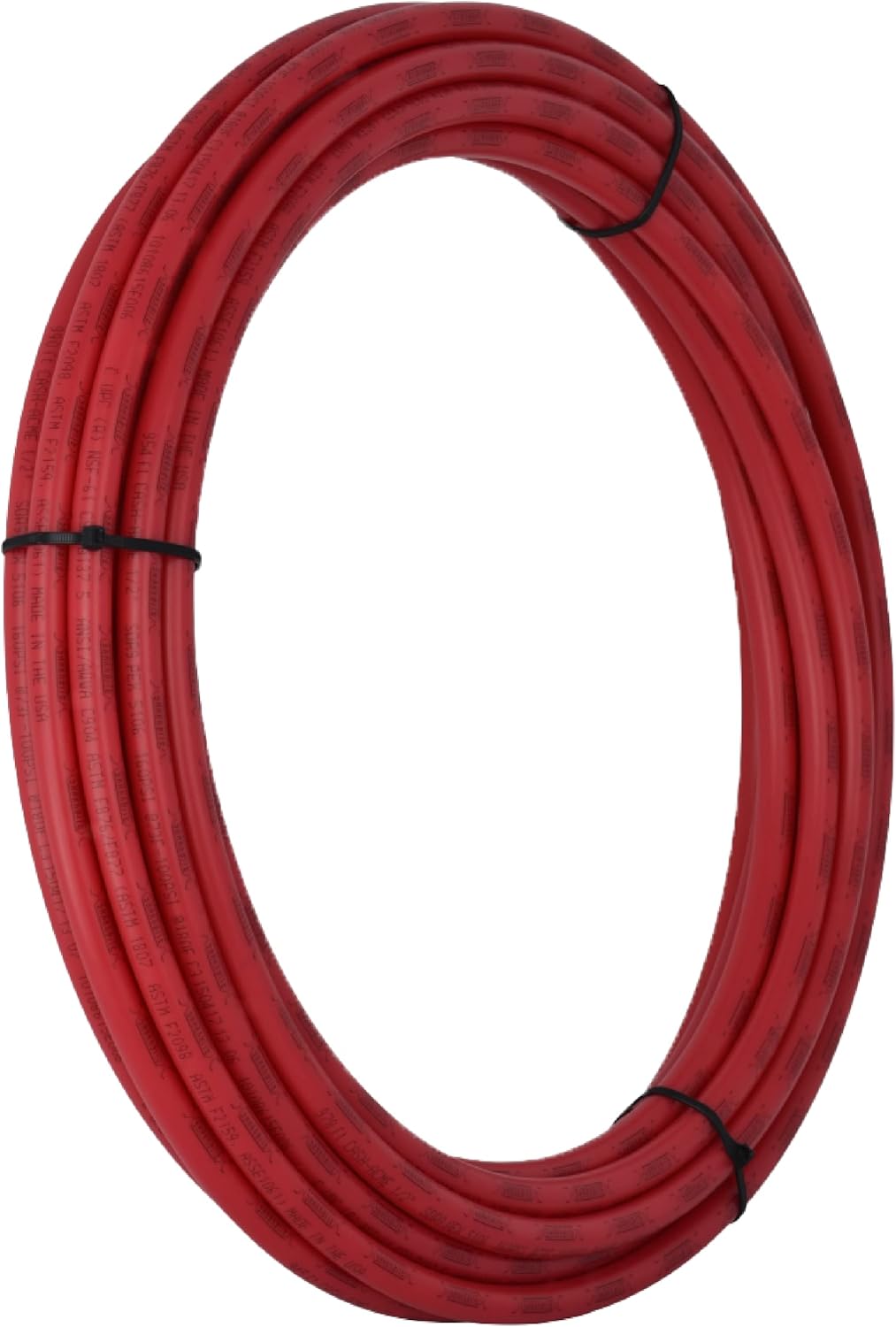 Red 3/4 Inch Flexible PEX Pipe Tubing, 100 Feet Coil, Pack of 2 U8831