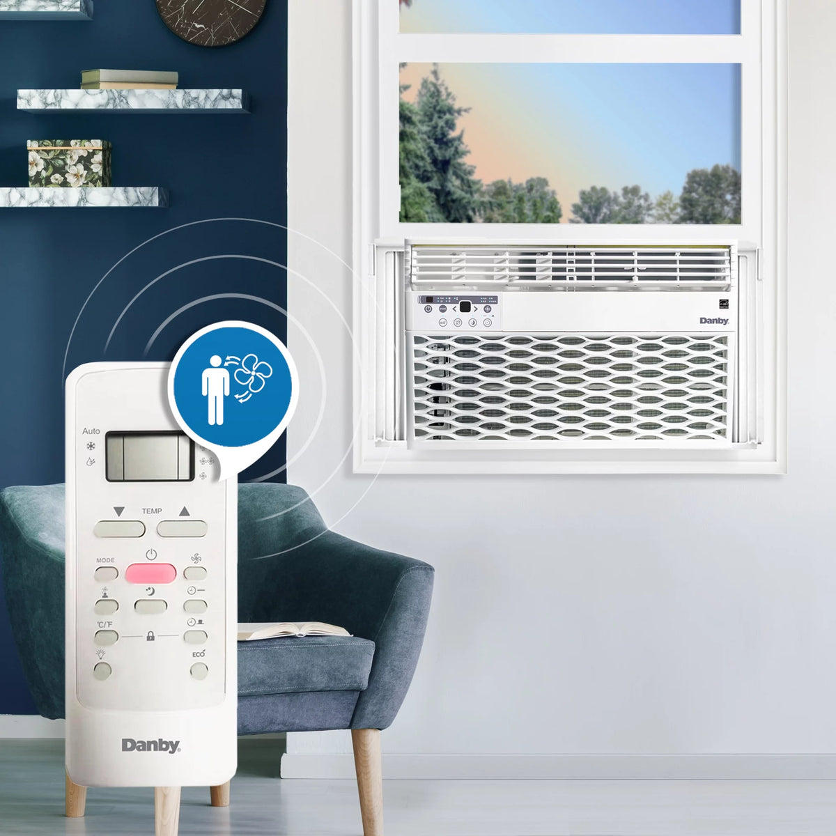10,000 BTU White Window AC R993