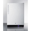 Black Stainless Steel Outdoor All-Freezer with Digital Thermostat and Lock Q748803