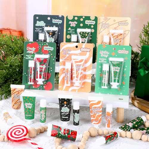 Christmas Hand Cream and Lip Balm Gift Set 48pcs K34818