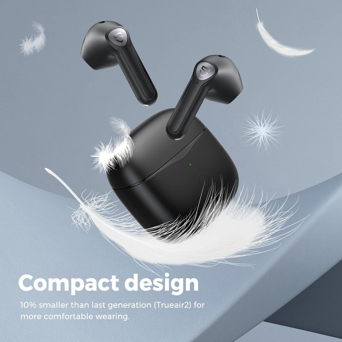Wireless Earbuds with 14.2mm Driver, Bluetooth V5.2, Four Mic, 17.5 Hrs H6453