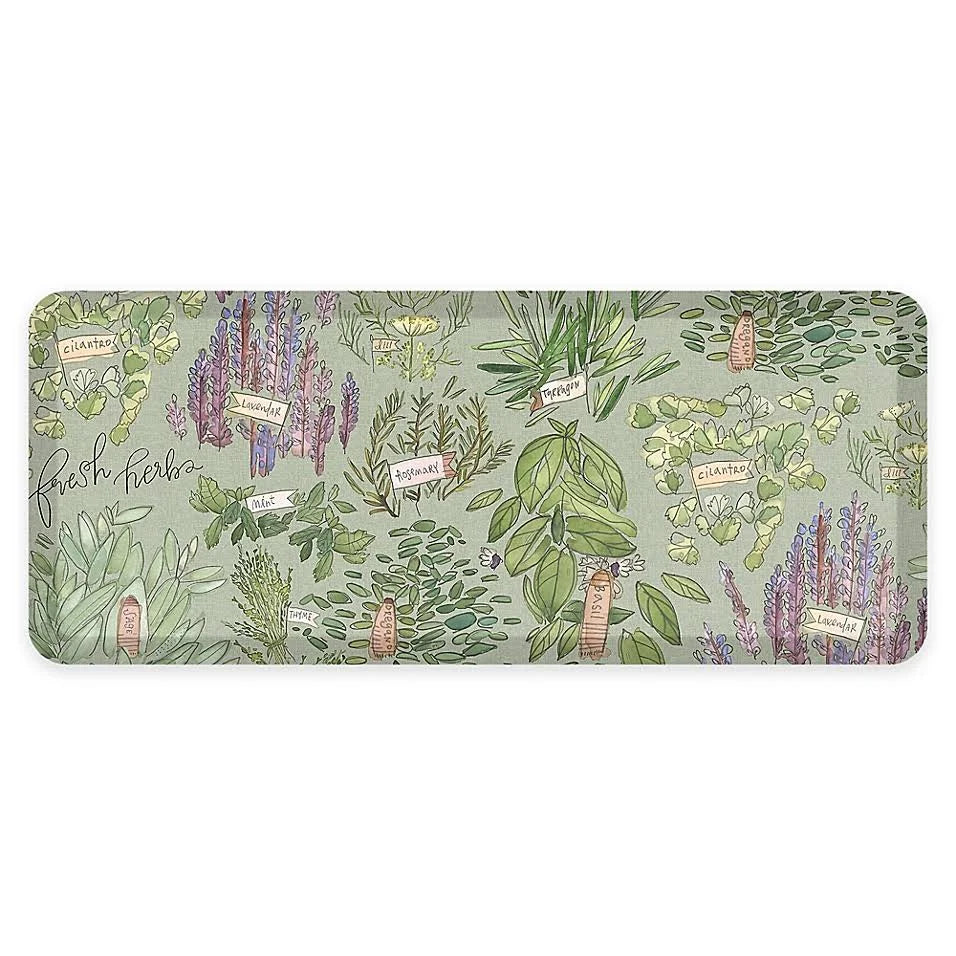 Kitchen Mat 20x48 Light Moss Z87636