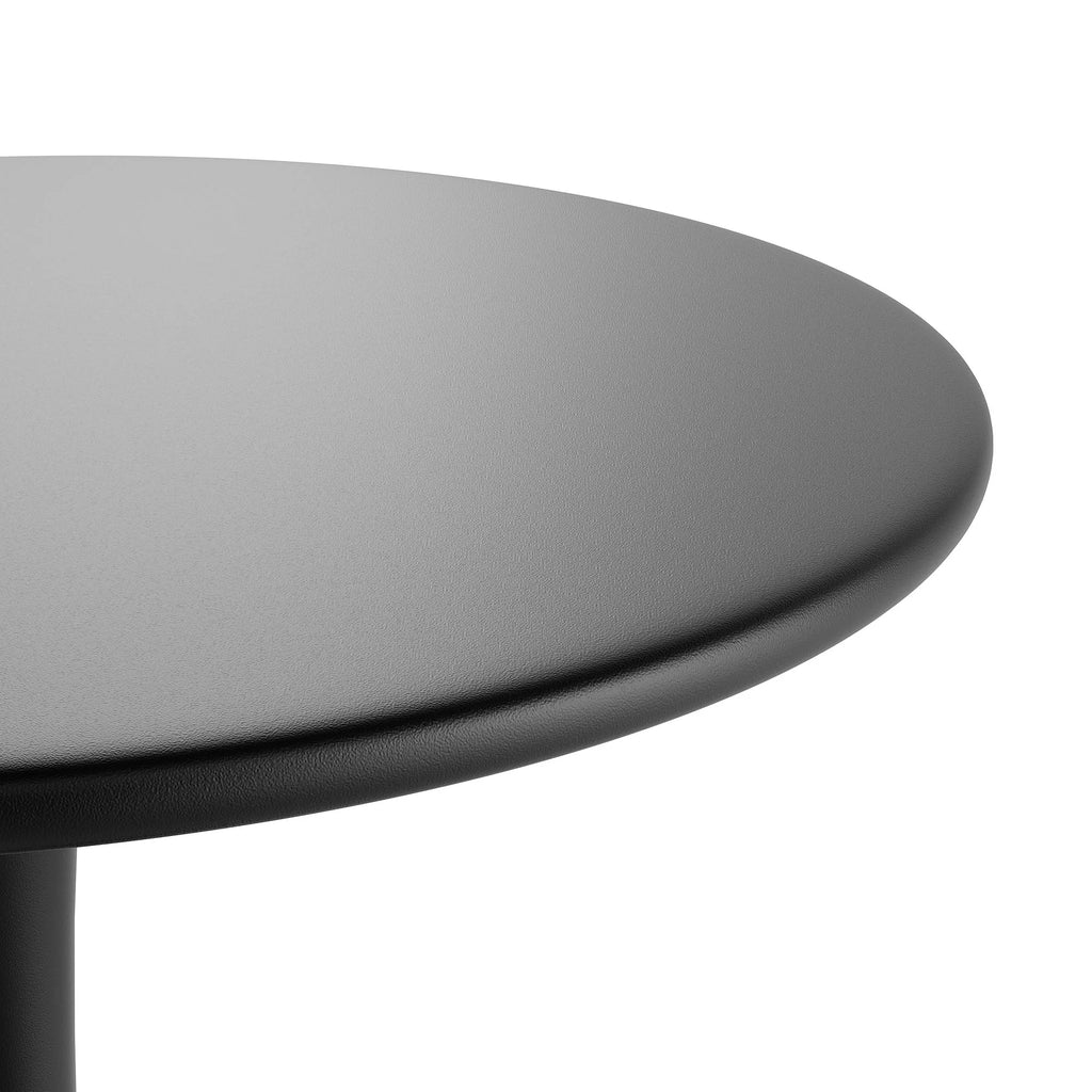 Black Steel Bistro Table E12788