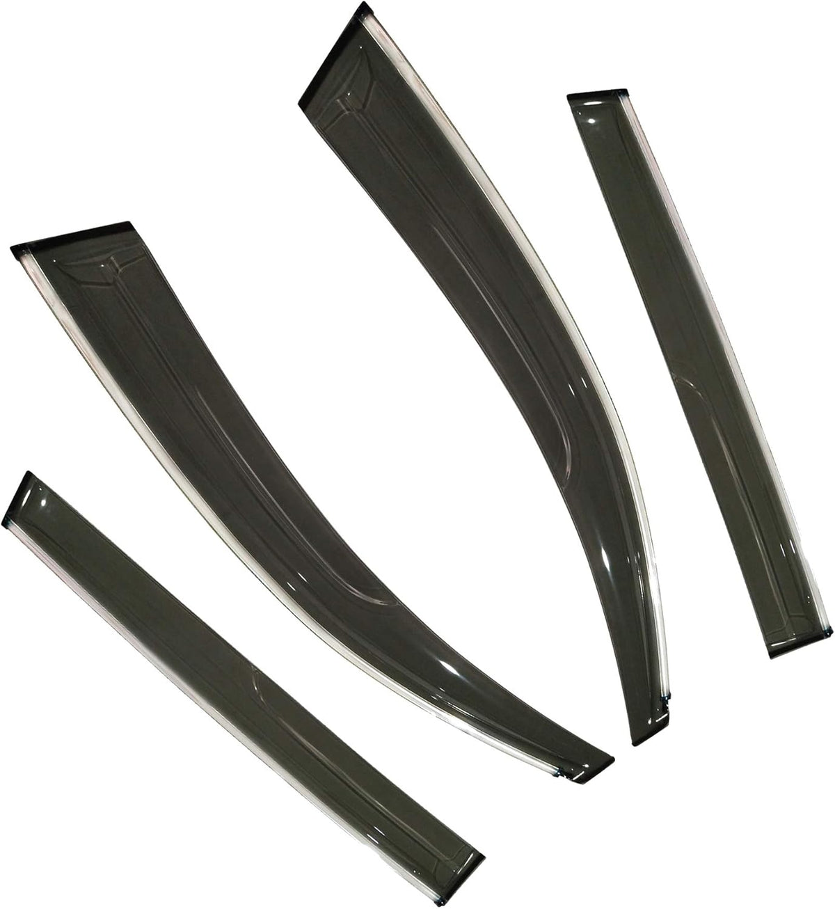 Smoke Gray 4 Pcs Set Vent Visor Window Deflectors J731338