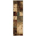 Brown Geometric Runner A645