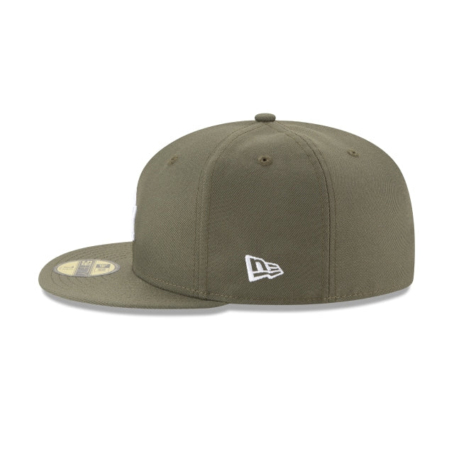 Olive Fitted Hat A909