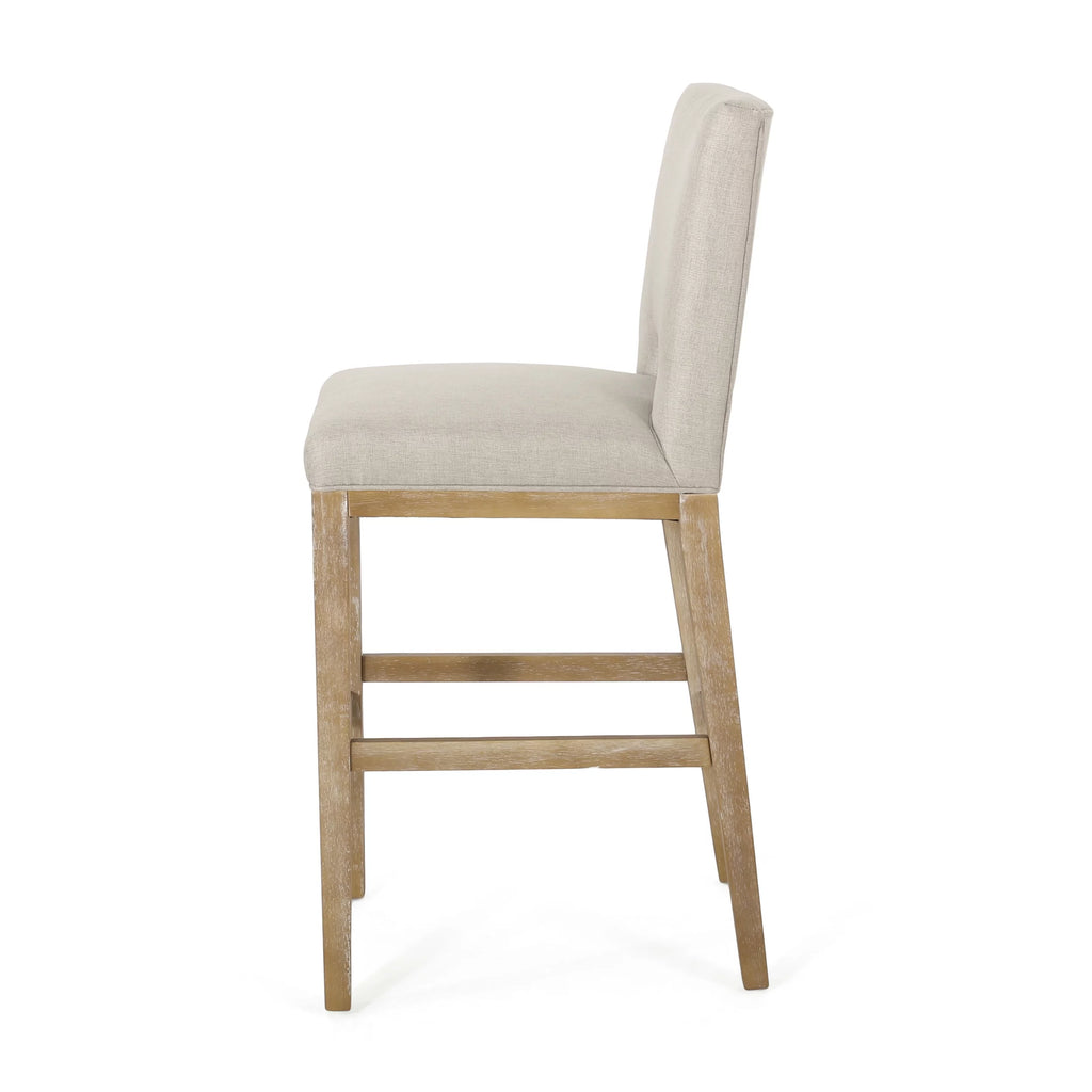 Fabric Upholstered 31 Inch Barstools, Set of 2 L395951