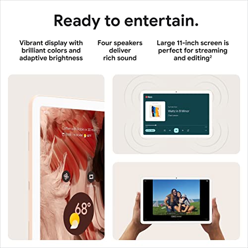 Android Tablet with 11-Inch Screen, 128 GB, Hazel I596