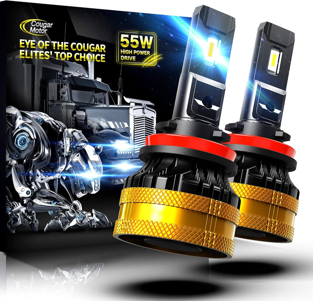 H11 LED Bulb 6500K Cool White Conversion Kit Halogen Replacement Pack of 2 N172