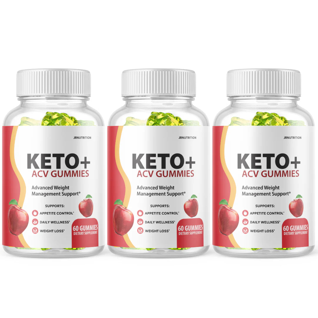 Keto ACV 500mg Gummies 3 Bottles O4755