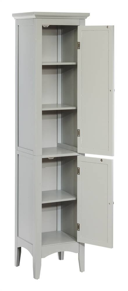 2-Door Linen Tower, Gray B81484