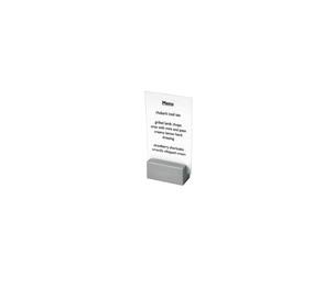 Stainless Steel Menu & Card Holder U342