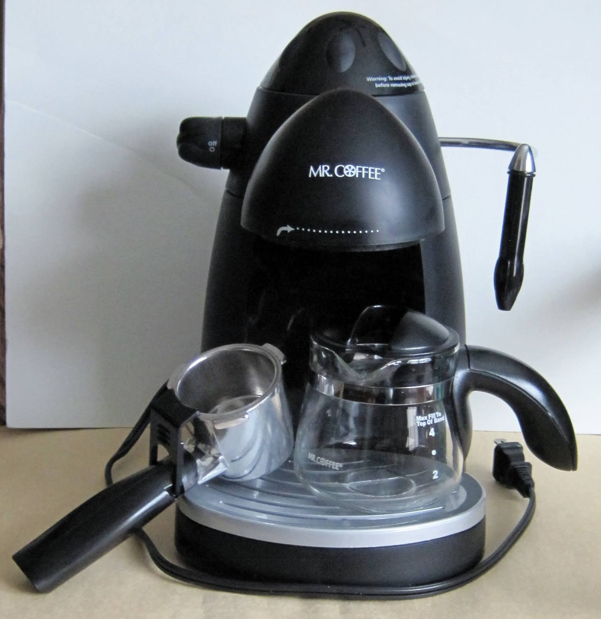 Black Steam Espresso Maker H869445