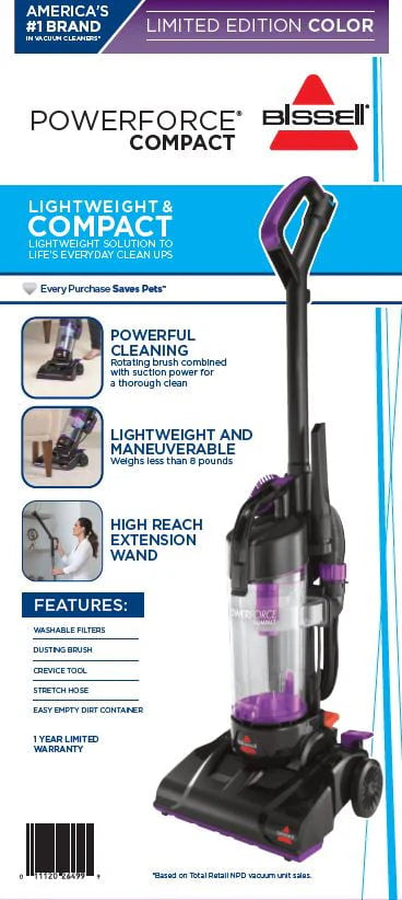 Compact Bagless Vacuum C761