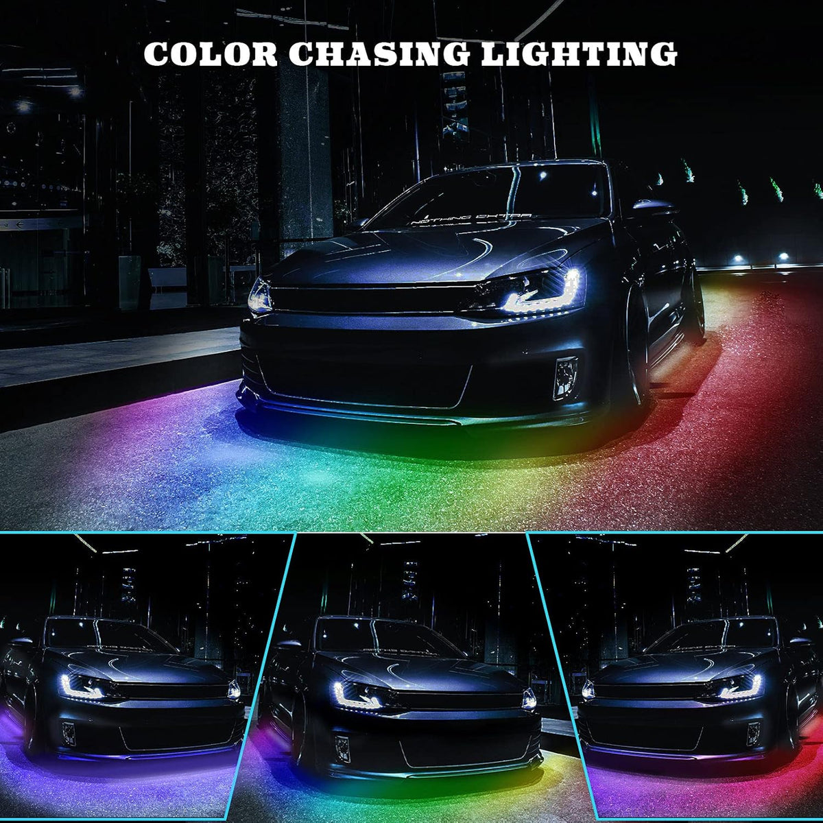 6 Pcs Exterior Car LED Lights Kit W3631