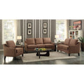 Brown Linen Sofa U891