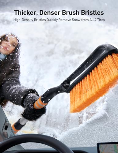 27" Snow Brush and Ice Scrapers with Foam Grip R429815