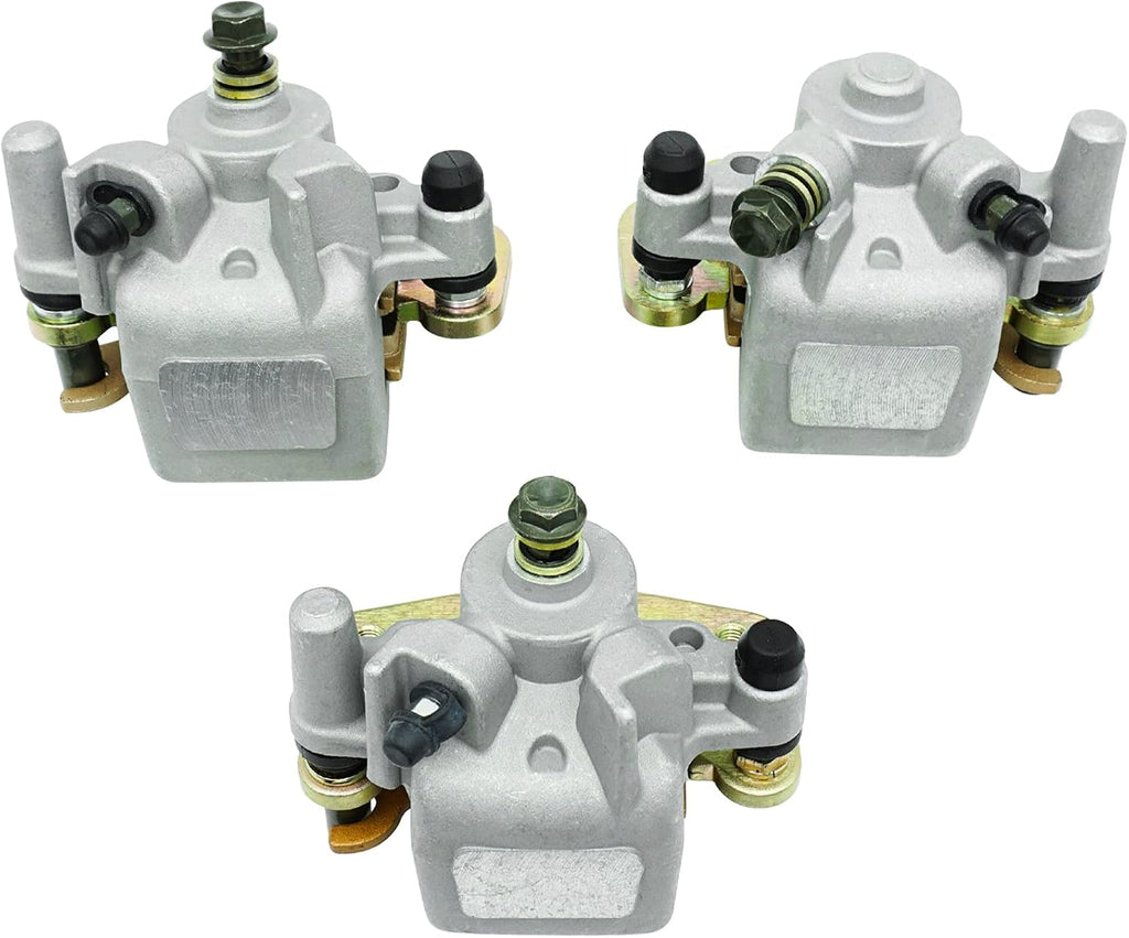 Front Left Right & Rear Brake Calipers with Pads for Can Am Outlander 330 400 500 650 850 Y674624