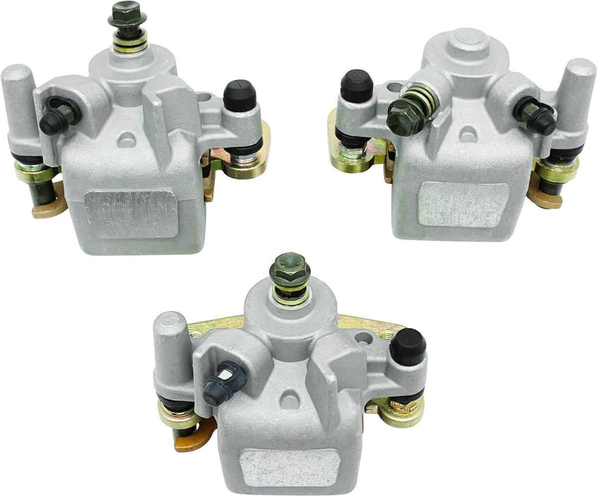 Front Left Right & Rear Brake Calipers with Pads for Can Am Outlander 330 400 500 650 850 Y674624