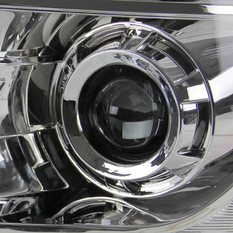 Chrome Projector Headlights with LED H673