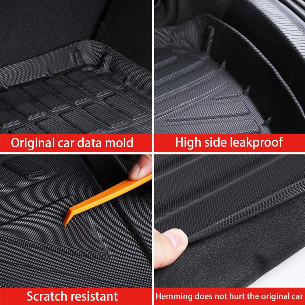 Black Heavy Duty Rubber Trunk Liner Tray Q222