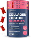 Collagen Gummies 60 Biotin Gummies Mixed Fruit Flavour X973