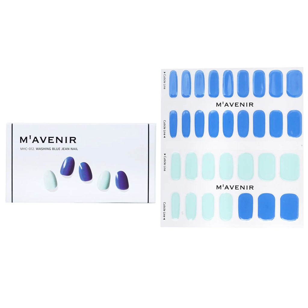 Blue Nail Sticker 36pcs K96518