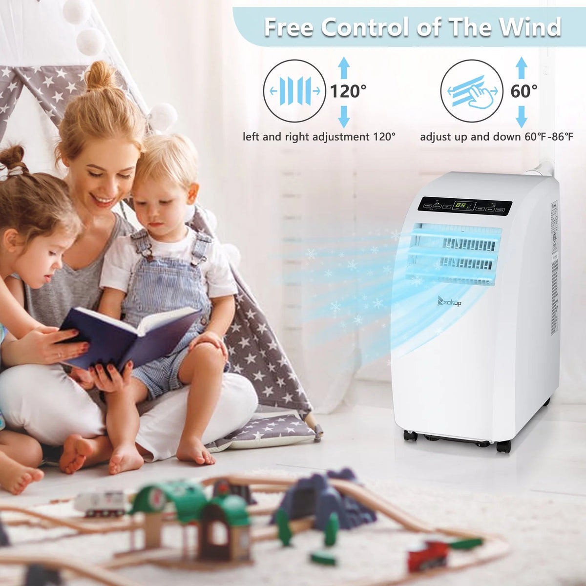 White Portable Air Conditioner H9628