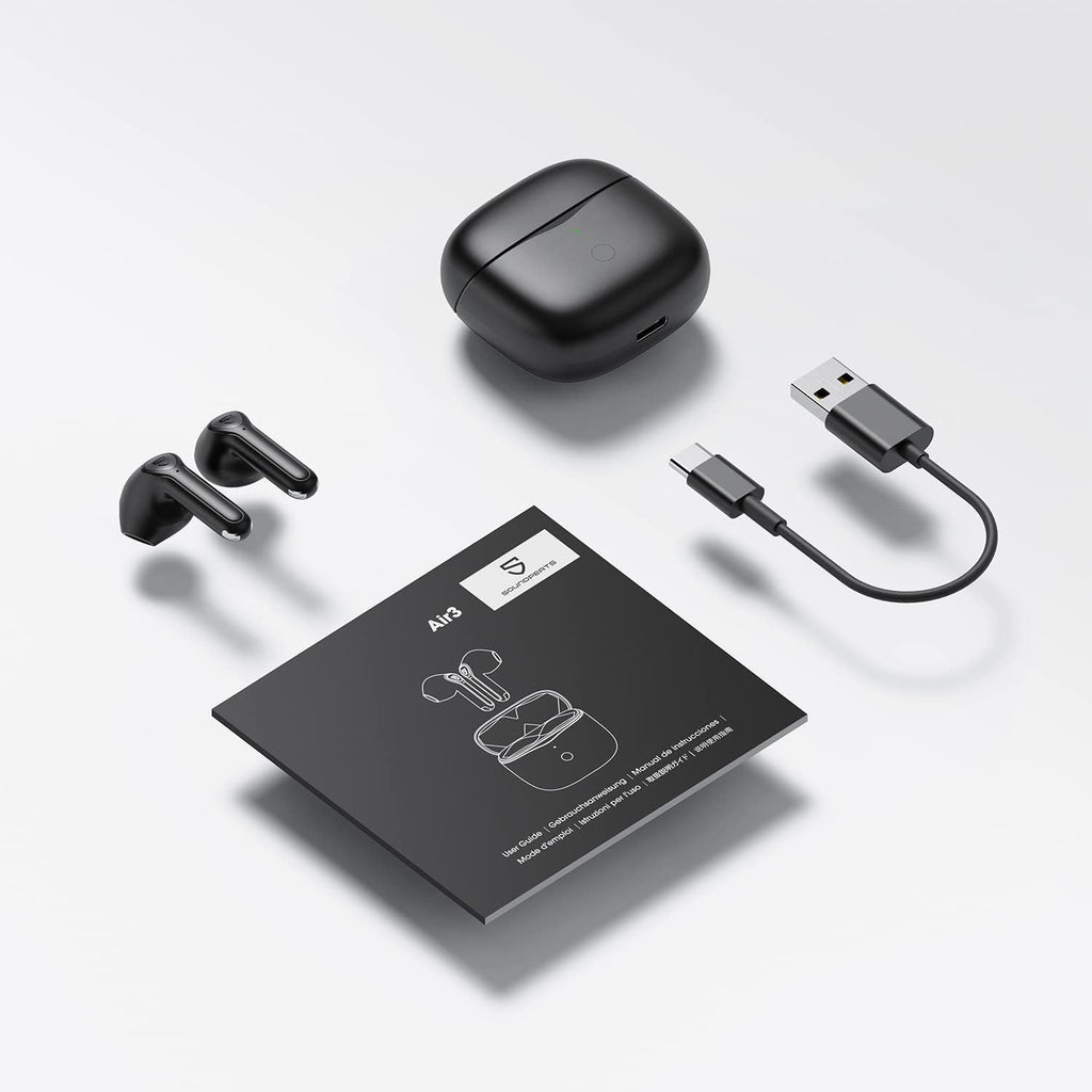 Wireless Earbuds with 14.2mm Driver, Bluetooth V5.2, Four Mic, 17.5 Hrs H6453