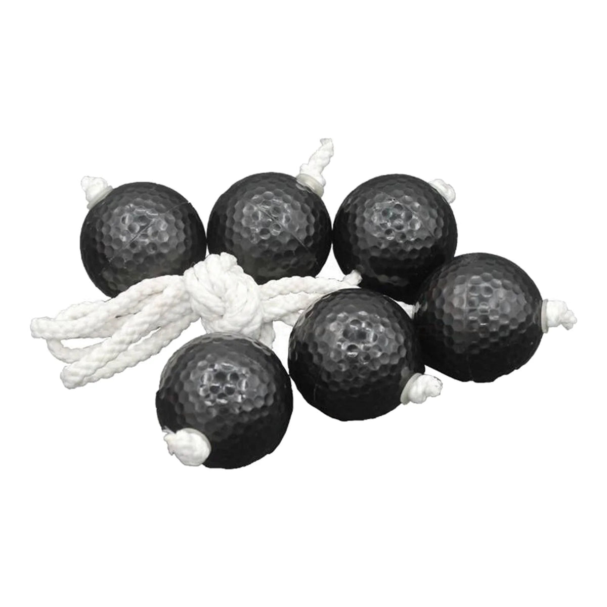 Ladder Toss Game with Golf Balls, Black and White K175