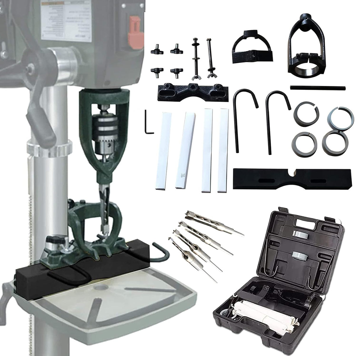 Bench Drill Locator Set for Mortiser Woodworking Mortising Attachment U919319