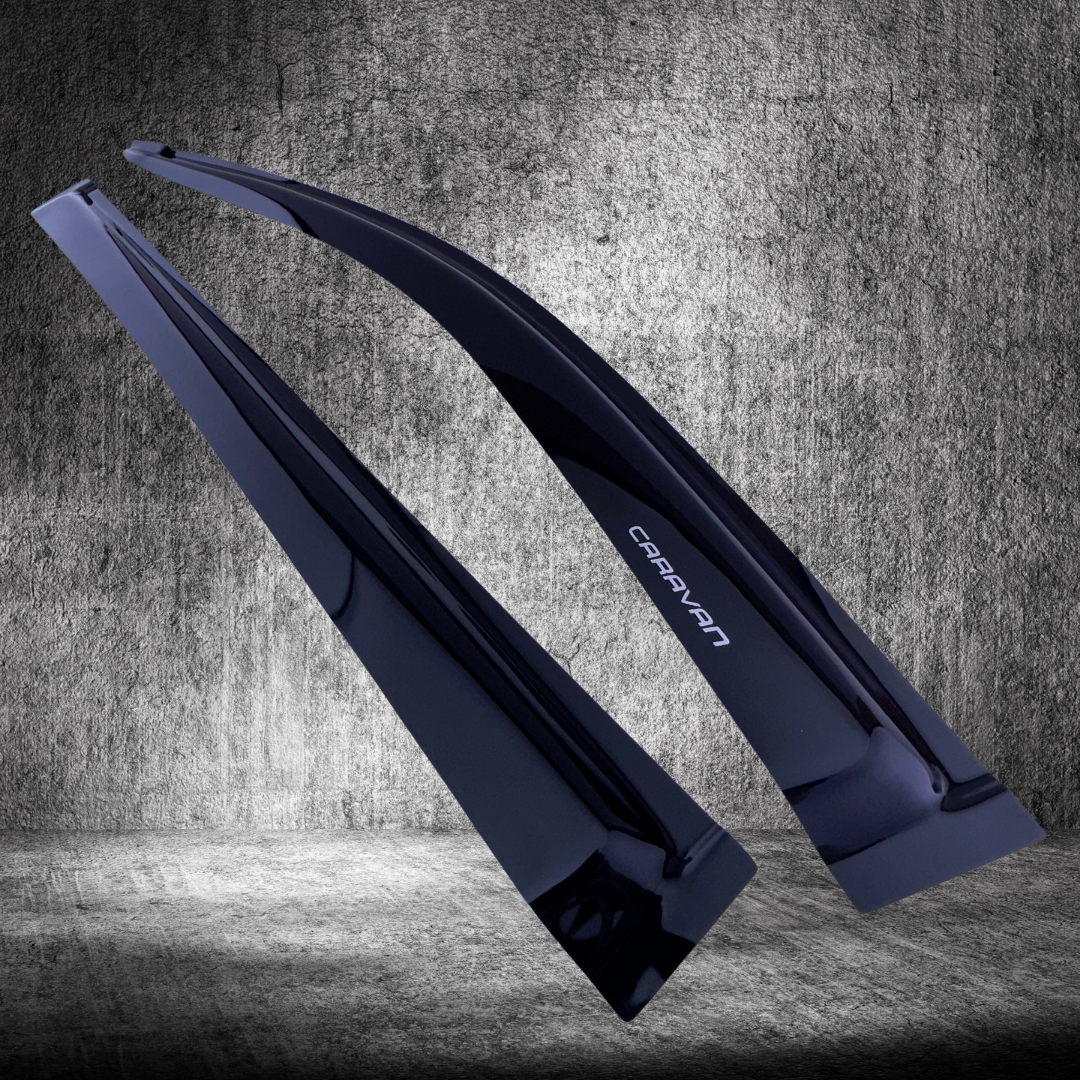 Tinted Black Side Window Rain Deflectors N9306