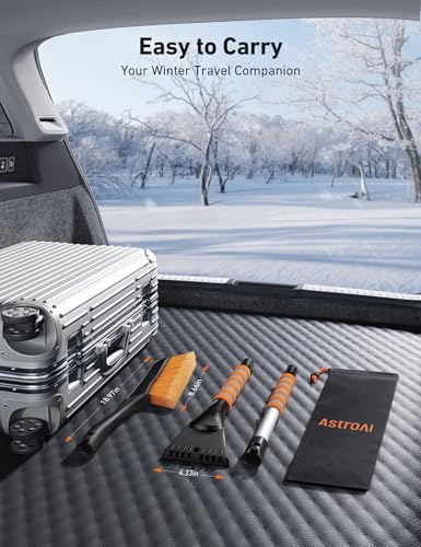 27" Snow Brush and Ice Scrapers with Foam Grip R429815