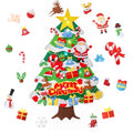 3.5ft Felt Christmas Tree with 50 Ornaments A8419