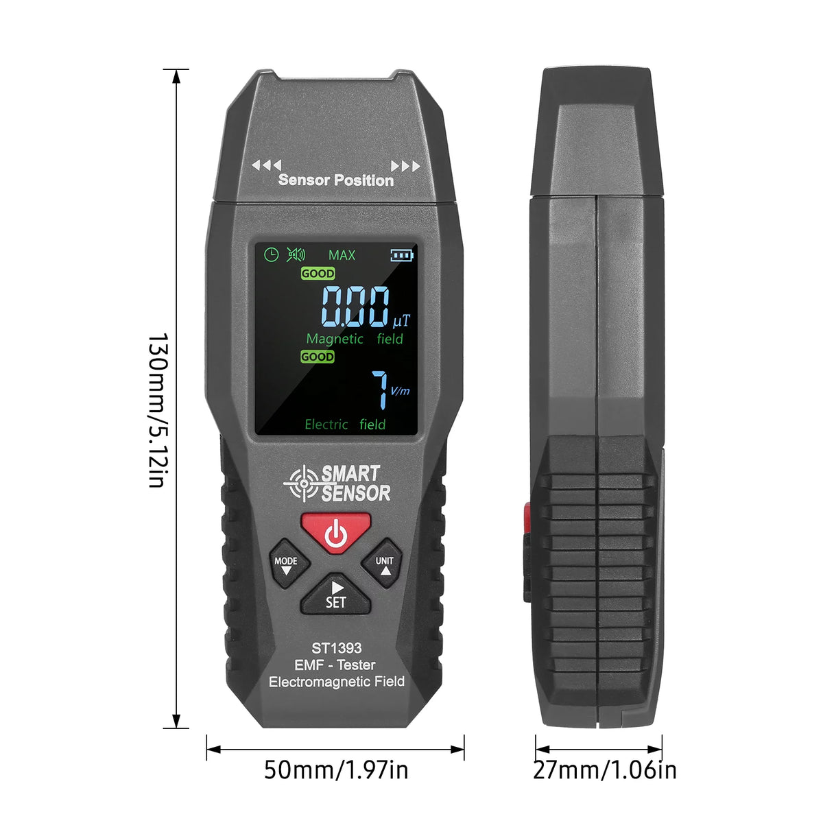 Handheld Digital LCD EMF Meter U6517