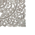White Distressed Square Wooden Wall Panel R927