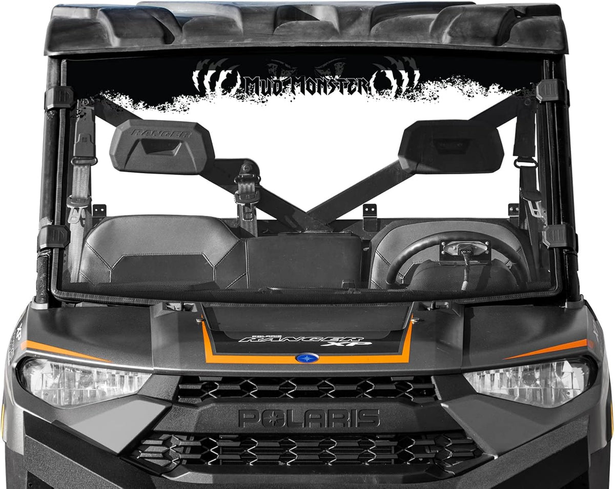 Clear Scratch Resistant Full Windshield for Polaris Ranger XP 1000 / Crew X994
