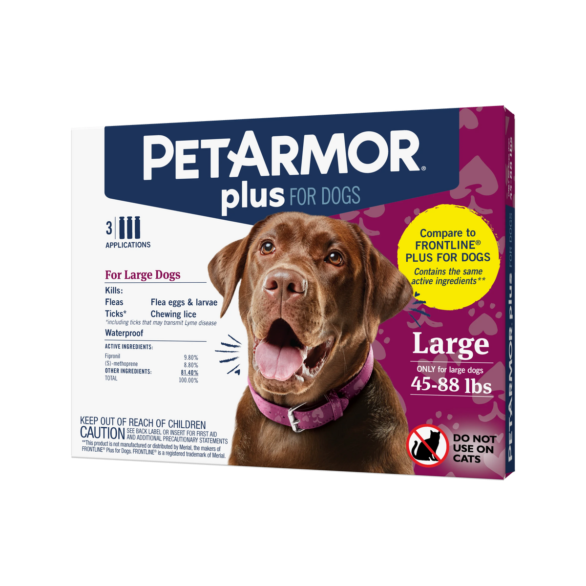 Flea & Tick Prevention for Large Dogs 3 Month Supply R250
