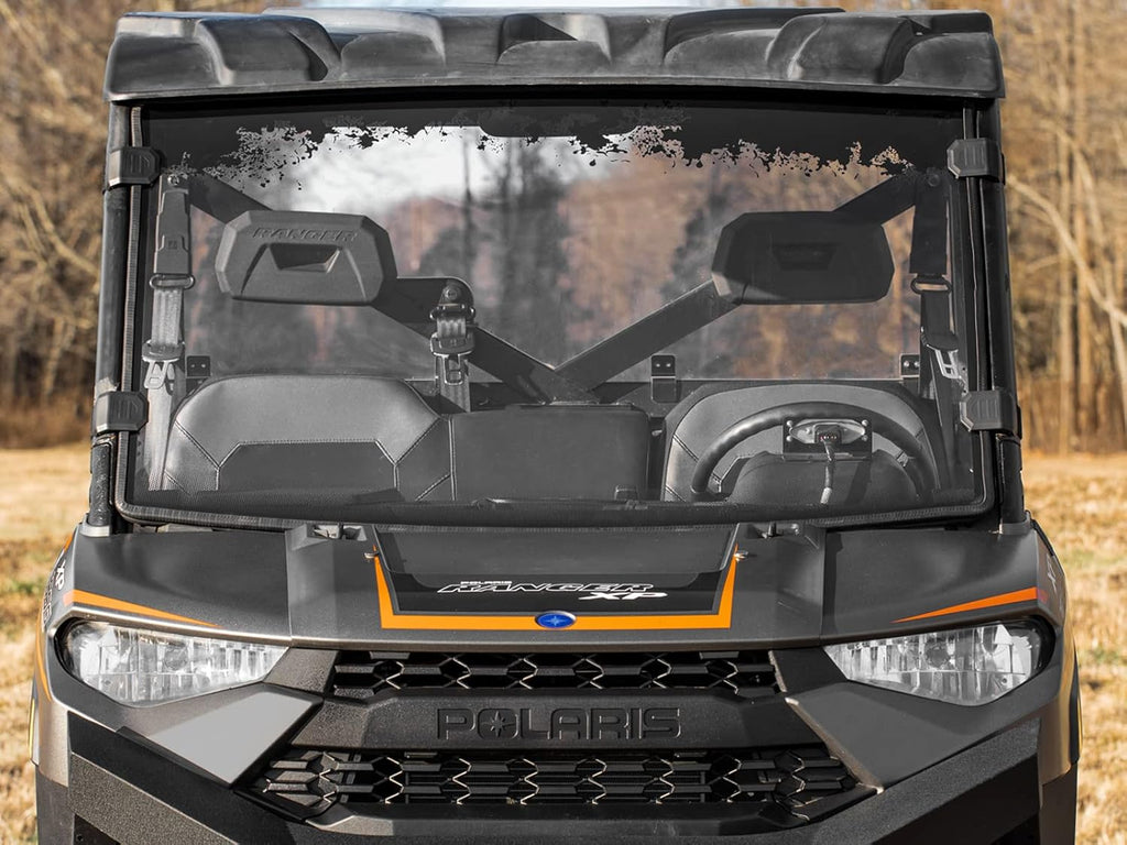 Clear Scratch Resistant Full Windshield for Polaris Ranger XP 1000 / Crew X994