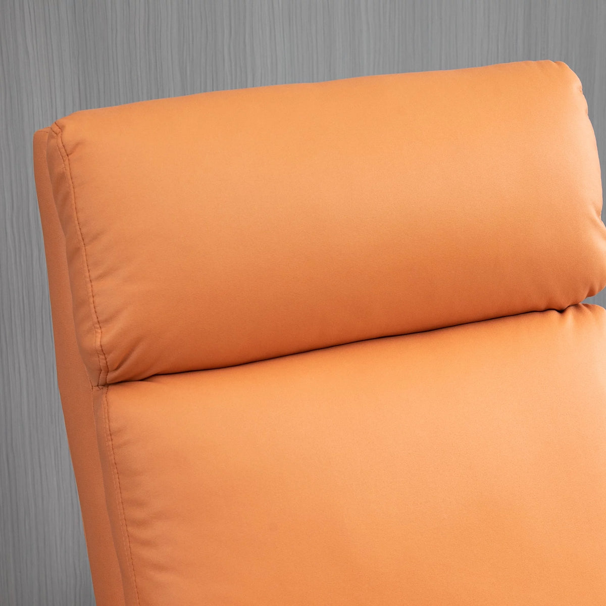 Orange Manual Recliner Chair with Footrest V31096